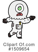 Alien Clipart #1509654 by lineartestpilot