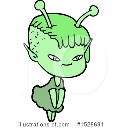 Royalty-Free (RF) Alien Clipart Illustration by lineartestpilot - Stock Sample #1528691