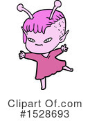 Alien Clipart #1528693 by lineartestpilot