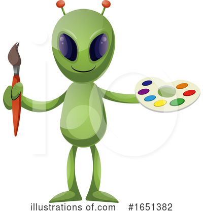Royalty-Free (RF) Alien Clipart Illustration by Morphart Creations - Stock Sample #1651382