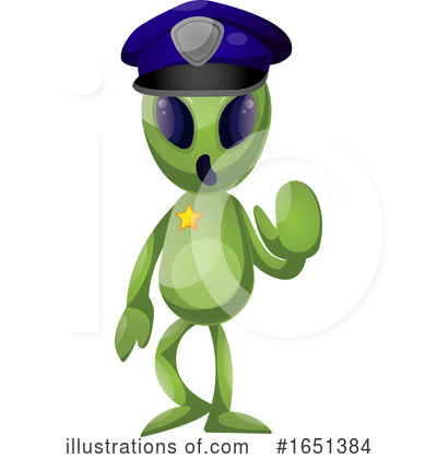 Royalty-Free (RF) Alien Clipart Illustration by Morphart Creations - Stock Sample #1651384