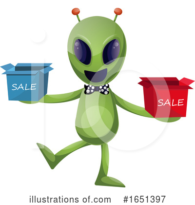 Royalty-Free (RF) Alien Clipart Illustration by Morphart Creations - Stock Sample #1651397