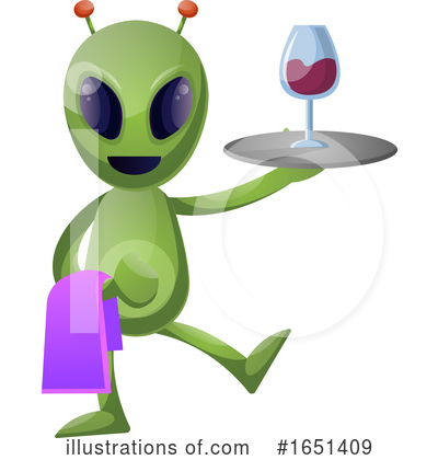 Royalty-Free (RF) Alien Clipart Illustration by Morphart Creations - Stock Sample #1651409