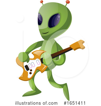Royalty-Free (RF) Alien Clipart Illustration by Morphart Creations - Stock Sample #1651411