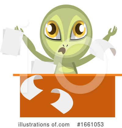 Royalty-Free (RF) Alien Clipart Illustration by Morphart Creations - Stock Sample #1661053