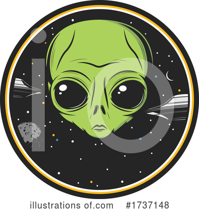 Royalty-Free (RF) Alien Clipart Illustration by Vector Tradition SM - Stock Sample #1737148