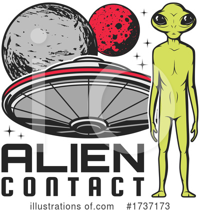 Royalty-Free (RF) Alien Clipart Illustration by Vector Tradition SM - Stock Sample #1737173