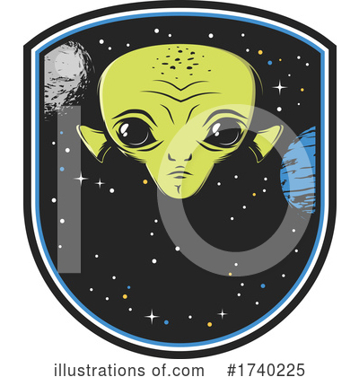 Royalty-Free (RF) Alien Clipart Illustration by Vector Tradition SM - Stock Sample #1740225