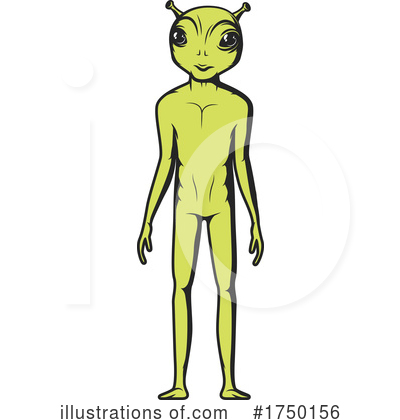 Royalty-Free (RF) Alien Clipart Illustration by Vector Tradition SM - Stock Sample #1750156