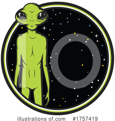 Royalty-Free (RF) Alien Clipart Illustration by Vector Tradition SM - Stock Sample #1757419