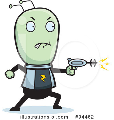 Space Alien Clipart #94462 by Cory Thoman