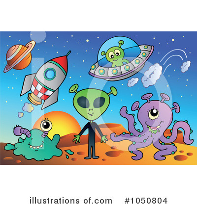 Aliens Clipart #1050804 by visekart