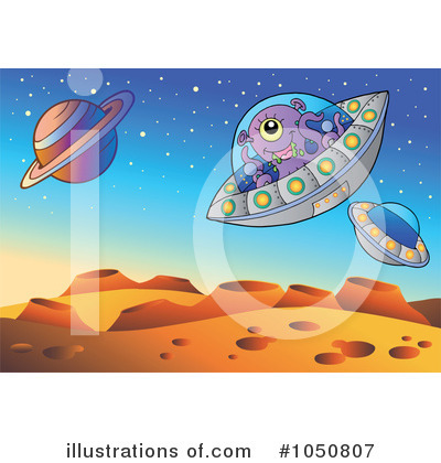Royalty-Free (RF) Aliens Clipart Illustration by visekart - Stock Sample #1050807