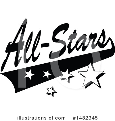 All Stars Clipart #1482345 by Johnny Sajem