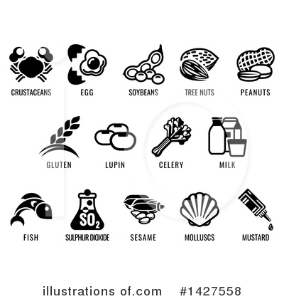 Shellfish Clipart #1427558 by AtStockIllustration