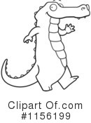 Alligator Clipart #1156199 by Cory Thoman