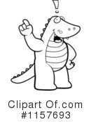 Alligator Clipart #1157693 by Cory Thoman