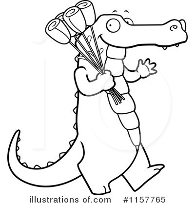 Royalty-Free (RF) Alligator Clipart Illustration by Cory Thoman - Stock Sample #1157765