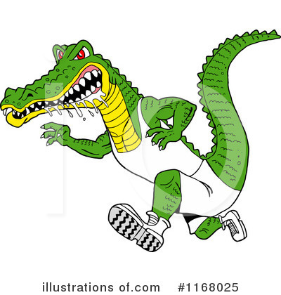 Alligator Clipart #1168025 by LaffToon