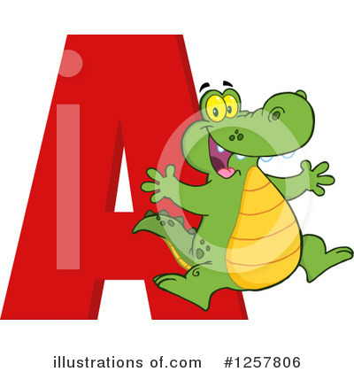 Alligator Clipart #1257806 by Hit Toon