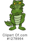 Alligator Clipart #1278964 by Dennis Holmes Designs