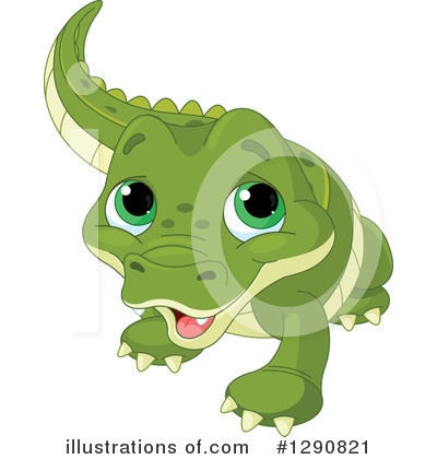 Crocodile Clipart #1290821 by Pushkin