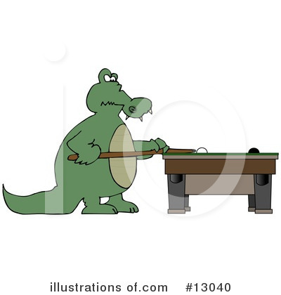 Royalty-Free (RF) Alligator Clipart Illustration by djart - Stock Sample #13040