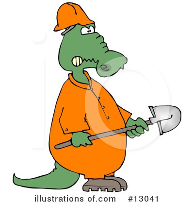 Royalty-Free (RF) Alligator Clipart Illustration by djart - Stock Sample #13041