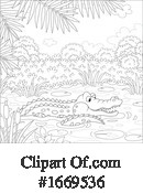 Alligator Clipart #1669536 by Alex Bannykh