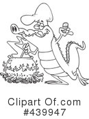 Alligator Clipart #439947 by toonaday