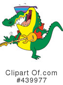 Alligator Clipart #439977 by toonaday