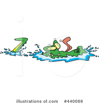 Crocodile Clipart #440066 by toonaday