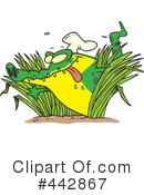 Alligator Clipart #442867 by toonaday