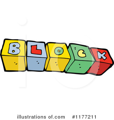 Royalty-Free (RF) Alphabet Blocks Clipart Illustration by lineartestpilot - Stock Sample #1177211