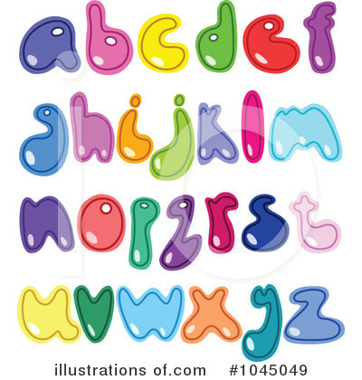 Royalty-Free (RF) Alphabet Clipart Illustration by yayayoyo - Stock Sample #1045049