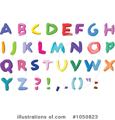 Royalty-Free (RF) Alphabet Clipart Illustration by yayayoyo - Stock Sample #1050823