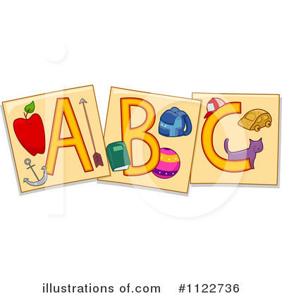 Royalty-Free (RF) Alphabet Clipart Illustration by BNP Design Studio - Stock Sample #1122736