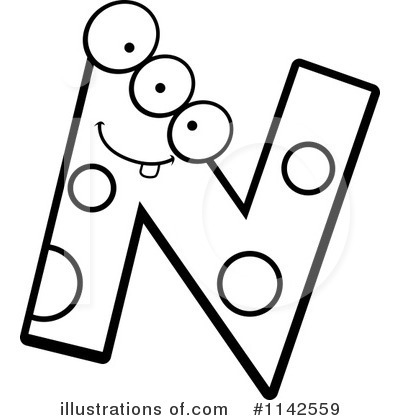 Monster Letters Clipart #227834 - Illustration by BNP Design Studio