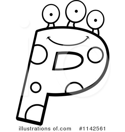 Monster Letters Clipart #1142561 by Cory Thoman