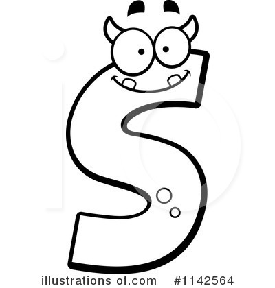 Monster Letters Clipart #1142564 by Cory Thoman