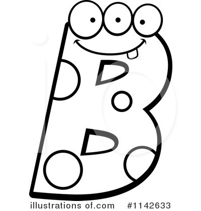 Monster Letters Clipart #1142633 by Cory Thoman