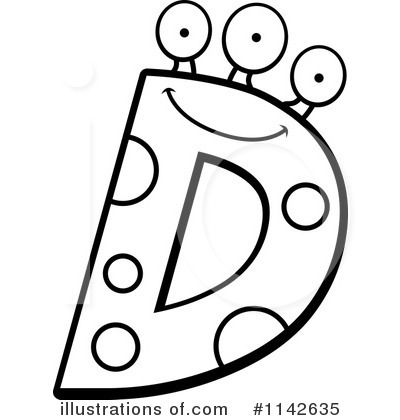Monster Letters Clipart #1142635 by Cory Thoman