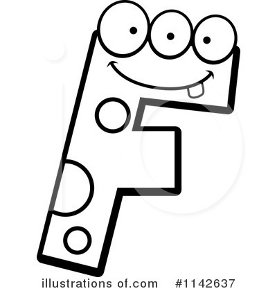 Monster Letters Clipart #1142637 by Cory Thoman