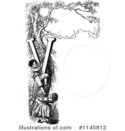 Royalty-Free (RF) Alphabet Clipart Illustration by Prawny Vintage - Stock Sample #1145812