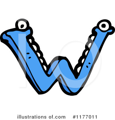 Letter W Clipart #1177011 by lineartestpilot