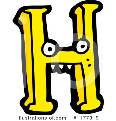 Letter H Clipart #1177019 by lineartestpilot