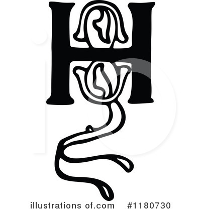 Royalty-Free (RF) Alphabet Clipart Illustration by Prawny Vintage - Stock Sample #1180730