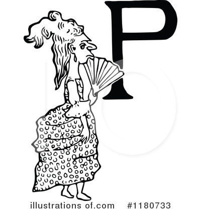 Royalty-Free (RF) Alphabet Clipart Illustration by Prawny Vintage - Stock Sample #1180733