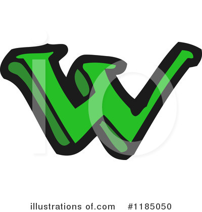 Letter W Clipart #1185050 by lineartestpilot