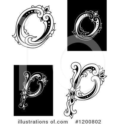 Royalty-Free (RF) Alphabet Clipart Illustration by Vector Tradition SM - Stock Sample #1200802